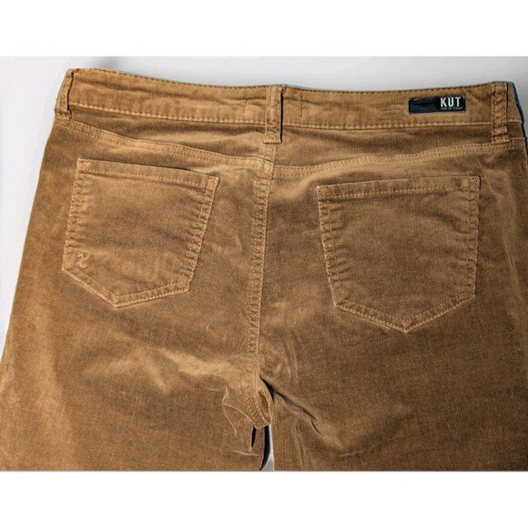 Kut From The Kloth Diana Skinny Corduroy Pants Womens 10P Brown Hi Rise Stretch - Picture 7 of 12